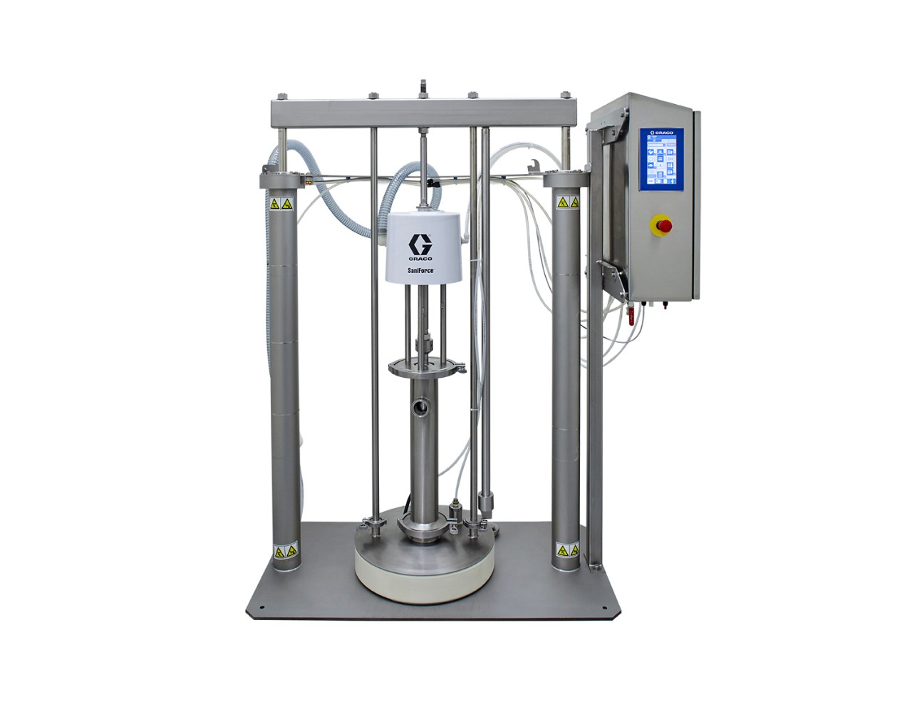 An image of drum container unloader by Graco